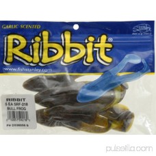 Stanley 4 Ribbit Rubber Frog Fishing Lure, 5 pack 552024042
